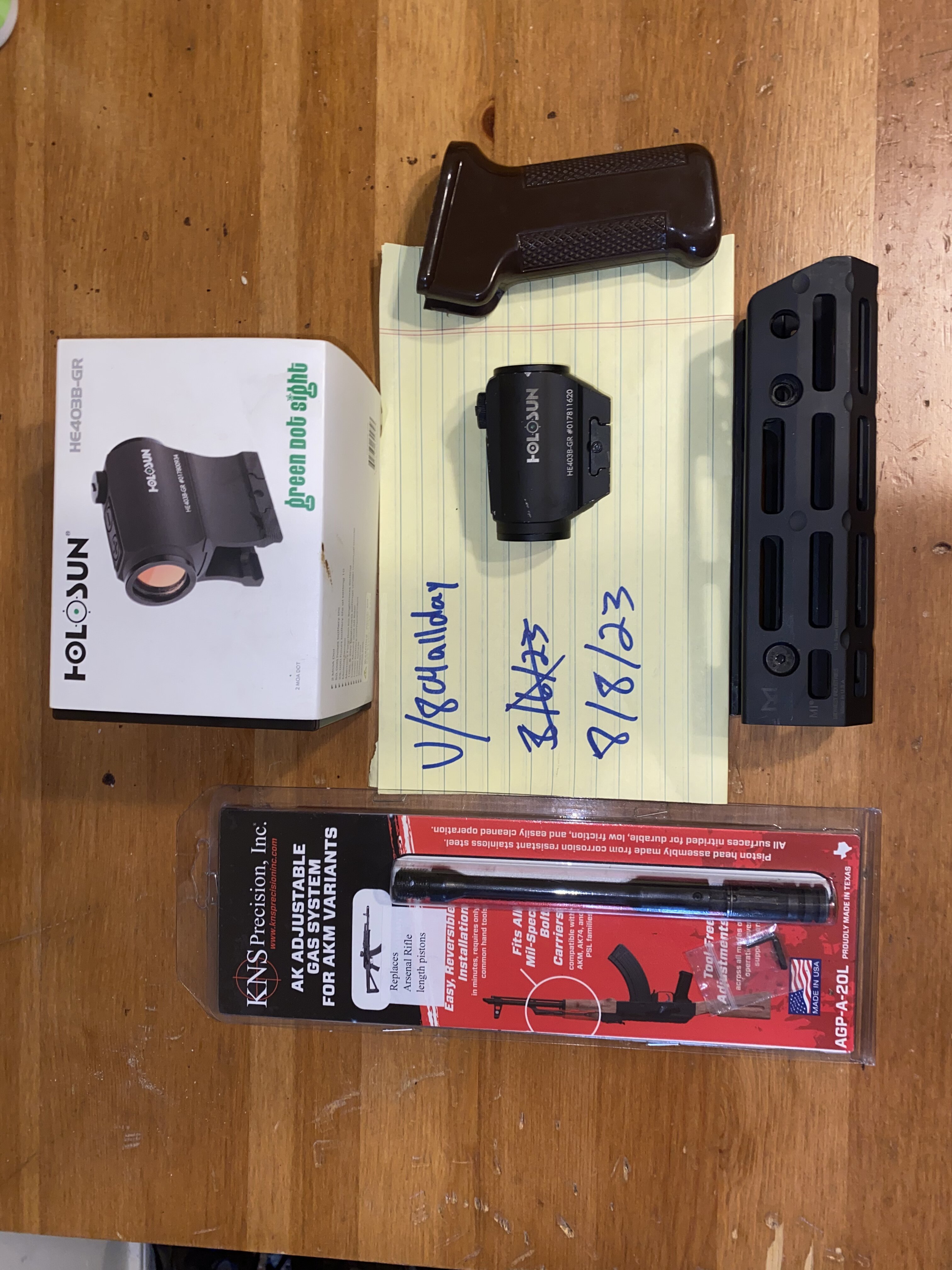 KNS piston,Holosun403b,Galil ace handguard,East german grip Combloc