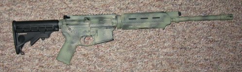 Huldra MkIV / Adams Arms Piston 5.45x39 AR-15 + Mags