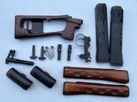 WTS Russian SVD Parts, Chinese underfolder assemblies and Norinco bipods