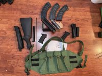Modified Type 81 chest rig & WBP .223 10rd mags