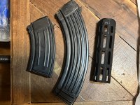 Chinese 40 rdr and MP5 Midwest Industries Mlok handguard