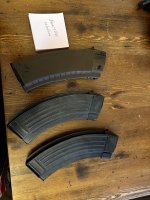 ((21)) Brown Mag, Yugo Bolt hold open x2