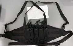Black Parashooter gear type 79m chest rig