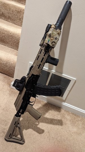Sureshot Armament Mk3 Chassis for AK-100 series FDE package