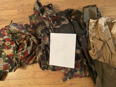 XL Military Surplus clothes *Prices listed* *Reduced price*