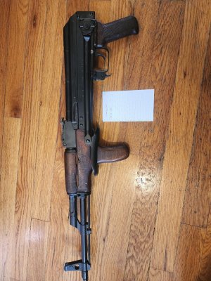 Romanian MD65 Underfolder w/ Dong grip + trench art - priced to move