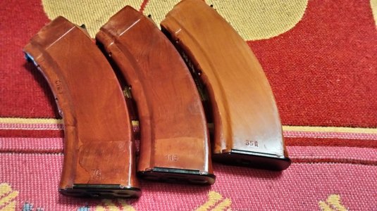 Russian 762x39 Tula and Izzy Bakelite mags