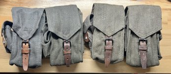 Hungarian 3-Cell Tanker Pouches, Galil SAR/ARM Carry Handle