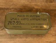 ***SOLD*** Tula Ammo sealed “Spam Can”, 640rds w/ opener ***PRICE DROP***