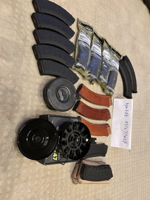 Price Reduced! Bakelites, Chinese Drum, PMags, WBP, AC Unity Mags lot