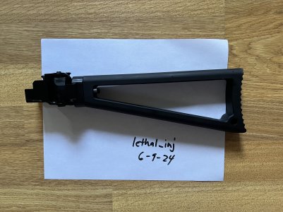 $215 🛳️; Fixed Trunnion New CNC warrior side folding stock stamped AK