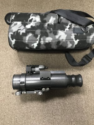 Vulcan-2 night vision scope with dovetail mount.
