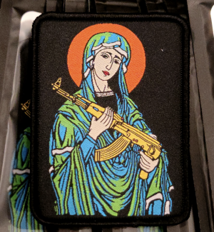 WTS Tactical AK Virgin Mary Velcro Patches
