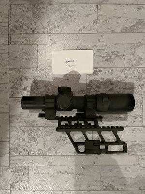 Primary Arms 1-6x ACSS Scope on RS regulate mount