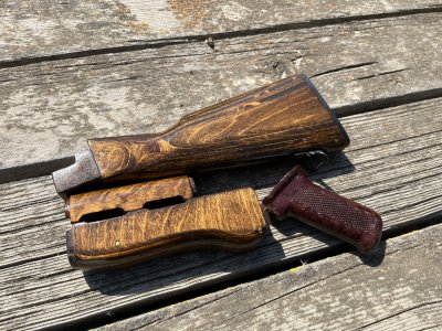 Refinished wood sets - AKM & Yugo