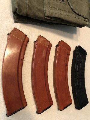 Russian Bakelite 45rd Mag set. 5.45. Rare Knives (AK 47 Boker Collection ) Combat  Vests, Drop Leg Holsters!