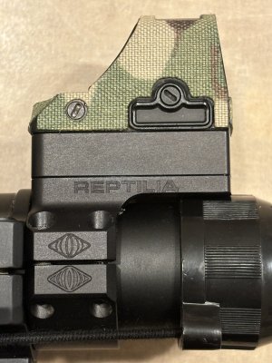 WTS- REPTILIA ROF-SAR 30MM FOR TRIJICON RMR & SRO/ carabiner