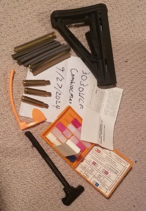 WTS Magpul MOE Stock, 5.56 Stripper Clips, Russian Surplus AI-2, PSA Charging Handle, Freebies