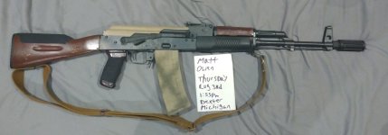 WTS: REDUCED PRICE!!! PAC FORGED SERIES 5.56/.223 AK