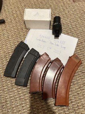 Galil Orlite, AK Bakelite, Delta Tek (price shipped)