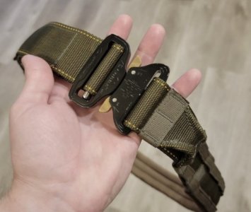 TYR gunfighter belt in od green