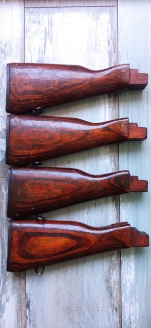 Soviet / Russian laminate wood stocks