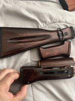 [WTS] !!SOLD !!Russian “master craft” wooden folding stock set 4.5 mm. 312$ shipped [MI]
