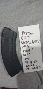 [SOLD] PUFGUN G2M AK MAG NOT AVAILABLE